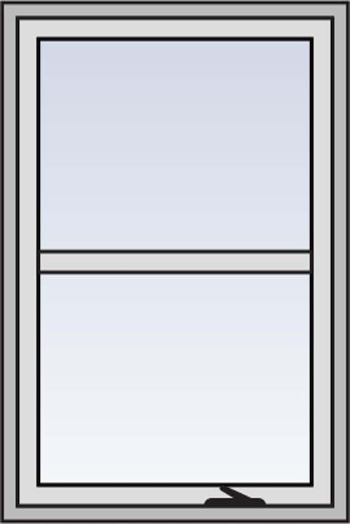 Simulated Double Hung Grilles